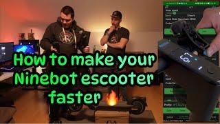 How to make every Ninebot Escooter faster 