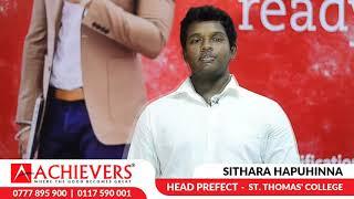 Sithara Hapuhinna (St. Thomas' College - HP) joined Achievers to study ACCA