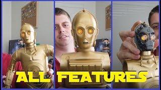 All C3PO Features! Droid Depot Star Wars Galaxy's Edge Figure