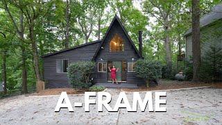 AMAZING A-FRAME ON THE LAKE! | Southeast Drone