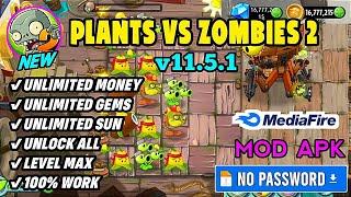 Plants vs Zombies 2 Mod Apk v11.5.1 Terbaru 2024 Unlimited Money Unlock All Level Max Free Shopping