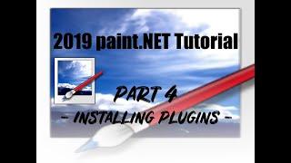 2019 paint.NET Tutorial - Installing Plugins