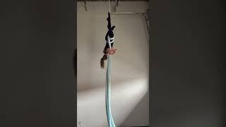 Gazelle Drop - simple aerial silks drop for beginner/ intermediate aerialists