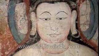 The Mystic Mandala Temple or Initiation Temple dKyil-kHor- khang, Tabo Monastery in Himachal Pradesh