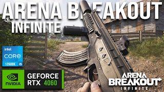 Arena Breakout Infinite : RTX 4060 8GB ( 2K Ultra Graphics DLSS ON )