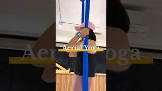 Aerial yoga | Cobra pose | Vanshika pandey #yoga #yogainspiration #divayoga #youtubeshorts #fitness