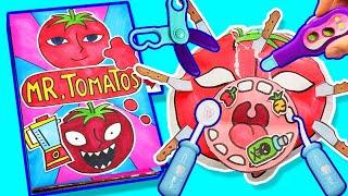 미스터 토마토 공포 게임책 만들기 (+스퀴시 수술) DIY Mr.TomatoS Game Book