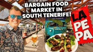 BARGAIN Rooftop FOOD Market Los Cristianos Tenerife! La Pepa- NEWLY REFURBISHED & Open! 