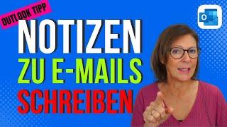 Outlook-Tipp: Notizen-Modul sinnvoll nutzen um schnell Informationen festzuhalten #deutsch