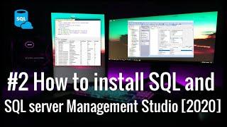 #2 Install Microsoft SQL Server and Management Studio Step by Step Tutorial [2021]