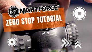 NightForce Zero Stop Setup Tutorial