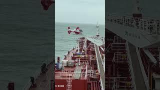 Pilot Boarding by Helicopter #capitanalinalexe #ship #vessel #pilotage