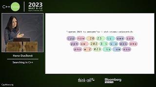 Lightning Talk: Searching with C++ - A Fulltext Index Search Algorithm - Hana Dusíková - CppNow 2023