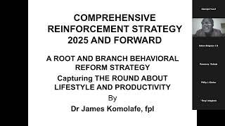 Comprehensive reinforcement Day 3 Growing your worth by Dr James Komolafe