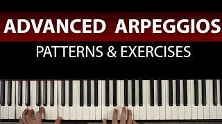 Advanced Piano Arpeggios Tutorial - 5 Left Hand Patterns Exercises