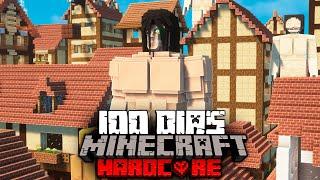 Sobreviví 100 días En Attack On Titan En Minecraft HARDCORE...Esto sucedió (Parte 1)