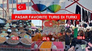 Pasar barang branded kw di Turki  Ini Pasar Favorit Bule Rusia|Lihat sunset di Pantai Lara Antalya