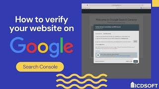 How to Verify Your Website on Google Search Console