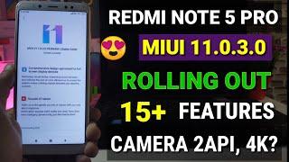 Redmi note 5 Pro Miui 11.0.3.0 new update |  15 new update, Camera 2Api, Redmi note 5 Pro Miui 11
