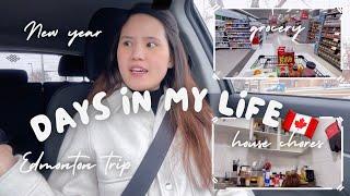 Canada Diaries : Weekend getaway, New Year, Grocery & House Chores | Gellivlogs