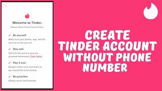 How To Create Tinder Account Without Phone Number