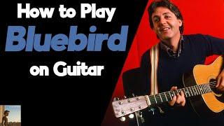 How to Play Bluebird on Guitar | Paul McCartney Guitar Lesson + Tutorial