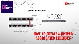 How to Configure a Aggregated Ethernet Interface in Juniper EX series Switch