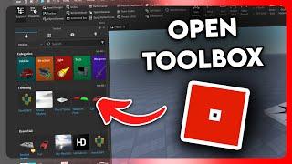 How to Open Toolbox Roblox Studio (2024)