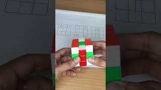 how to solve 3 by 3 rubik's cube magic trick #shorts #youtubeshorts