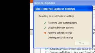 How To Reset The Internet Explorer Settings To Their Default Condition