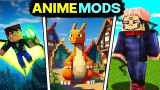 Top 5 Anime Mods For Mcpe ( 1.21+ ) || Best Anime Mods For Minecraft Pocket Edition 