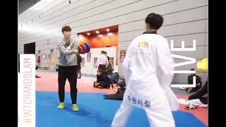 TAE-HUN KIM | warm up | 2018 WT GRAND-SLAM