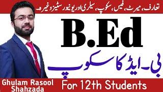 B.ed | Scope of B.ed in pakistan  | B.ed course detail | B.Ed universities in pakistan