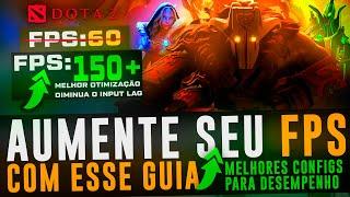 COMO AUMENTAR FPS NO DOTA 2 E ACABAR TRAVADAS ! MELHORES CONFIGURAÇÕES DOTA 2 PC FRACO 2022