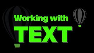 How to Work with Text in Corel Draw #hevlendordesigns