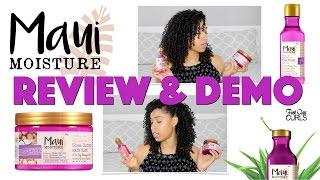 Maui Moisture Review & Demo | First Class Curls