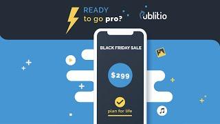 Black Friday Video Hosting - Publitio Lifetime Deal