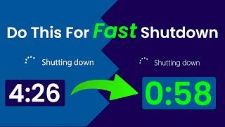 Fix Windows Slow Shutdown on HDD/SSD | Shutdown Takes Long Time | Windows 10/11 Not Shutting Down