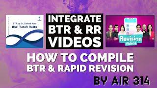 Integrate Btr and Rapid revision notes | how to compile notes for Neet pg ini cet | #inicet#neetpg