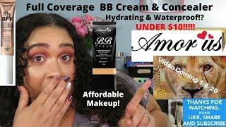 Amor Us|$4 Full Coverage BB Cream & $6 Concealer|Hydrating & Waterproof|Dry Skin|Tasha St James