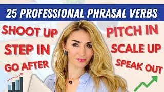25 Professional Phrasal Verbs - Improve your Professional English