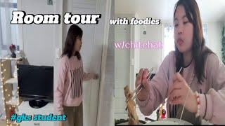 Room tour to my ethiopian friend students in korea|she cooked for me  |merlindachoivlog #korea#tour