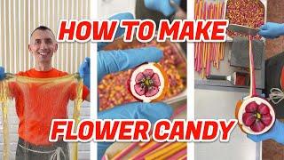 DIY How To Make Flower Candy #diy #Tutorial #Recipe #Yummy #foodie #asmr #viralvideo #memes #art