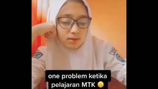 Salwaliya tik tok. satu masalah ketika pelajaran MTK