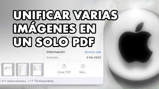 Juntar varias imágenes JPG en un solo archivo PDF en Mac y sin programas