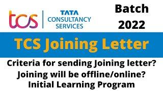 TCS Joining Letter 2022 Batch | tcs joining letter not received | TCS Update 2022 Batch