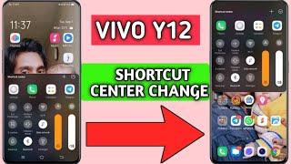 how to change vivo mobile original shortcut center location