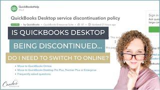 Is QuickBooks Desktop Being Discontinued? Do I Need to Switch to Online?