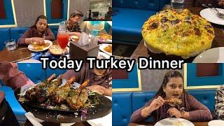 Sunday Dinner With Family In Turkey Restaurant