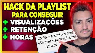 Como criar uma playlist no youtube? O JEITO CERTO de criar playlist pra conseguir mais horas e views